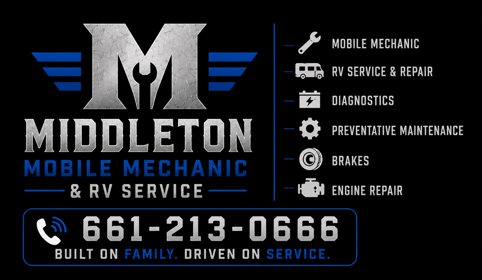 Middleton Mobile Mechanic service list